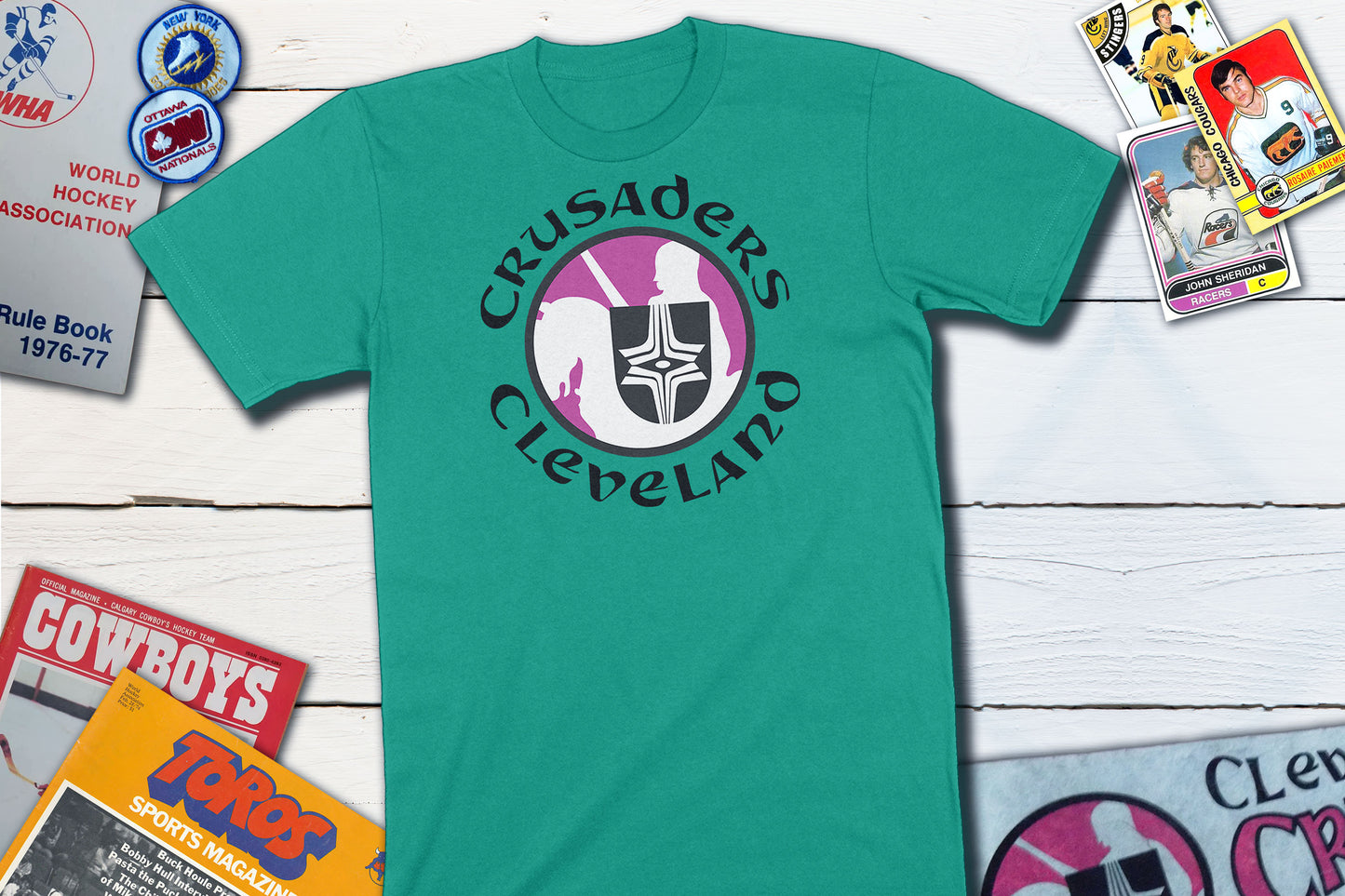 Retro Hockey Team Cleveland Crusaders Hockey WHA