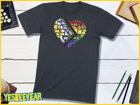 Intersex-Inclusive Progress Pride Flag 2SLGBTQ+ Pride in All 50 States-Unisex T-shirt-Yesteeyear