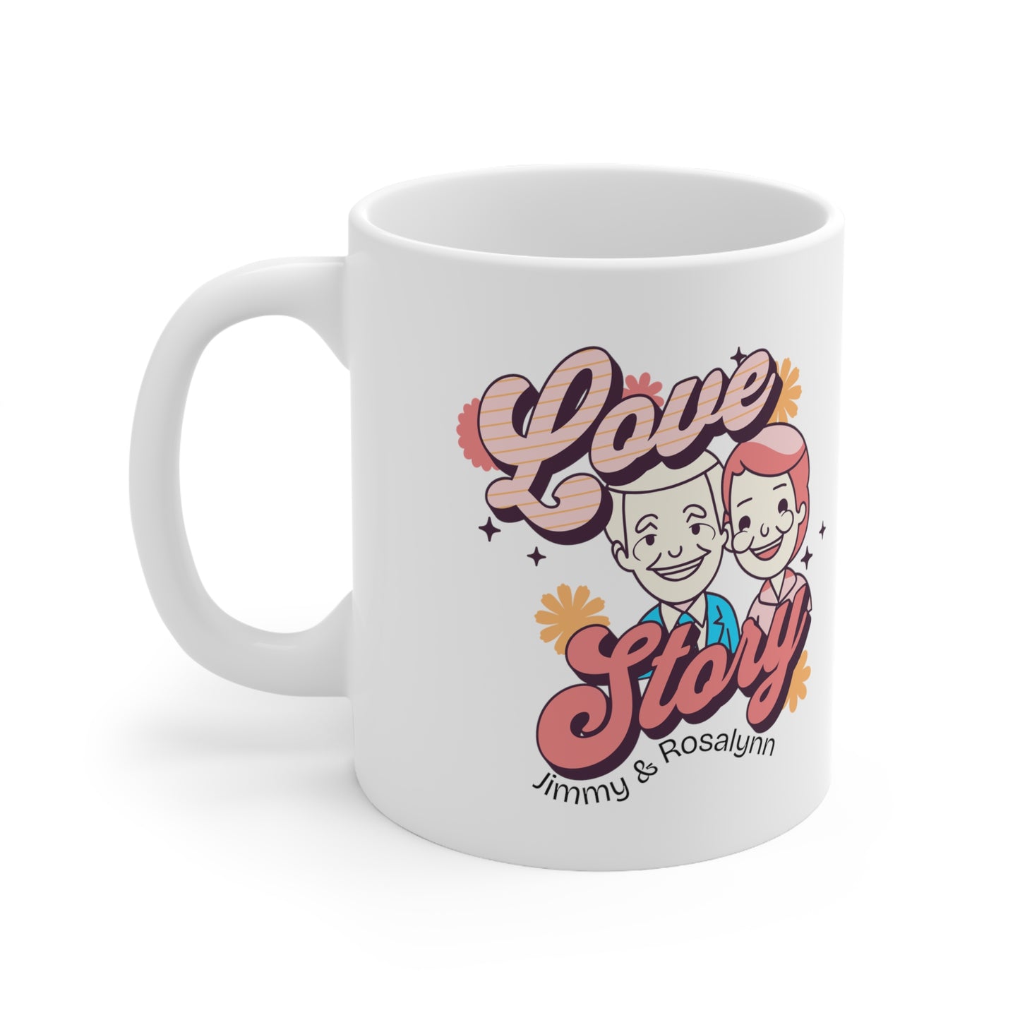 Love Story - Jimmy And Rosalynn Carter Ceramic Coffee Mug