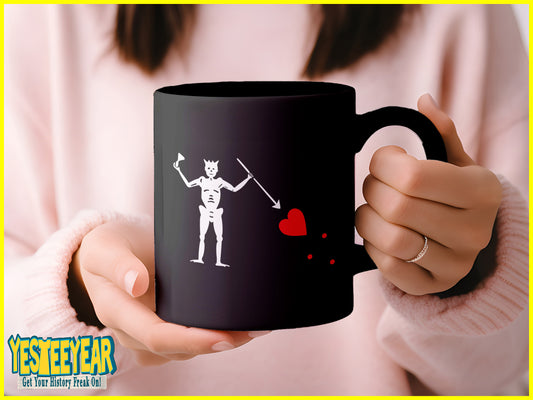 Pirate Blackbeard Flag Mug