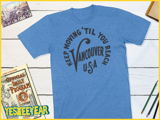 Vancouver Washington - Alaska–Yukon–Pacific Exposition of 1909-Unisex T-shirt-Yesteeyear
