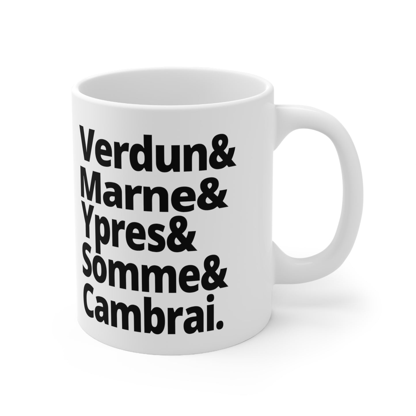 Battles of the First World War Ceramic Coffee Mug