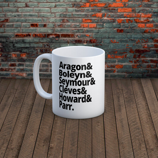 The Wives of Henry VIII Ceramic Coffee Mug