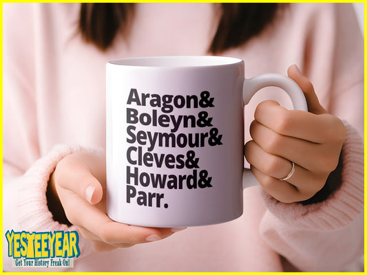 The Wives of Henry VIII Ceramic Coffee Mug
