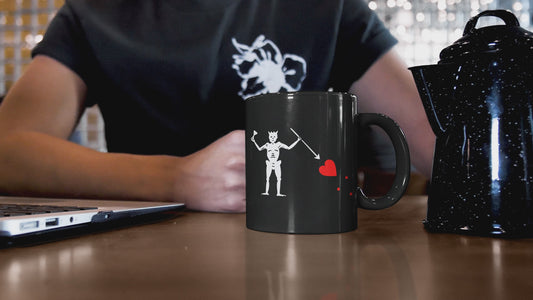 Pirate Blackbeard Flag Mug