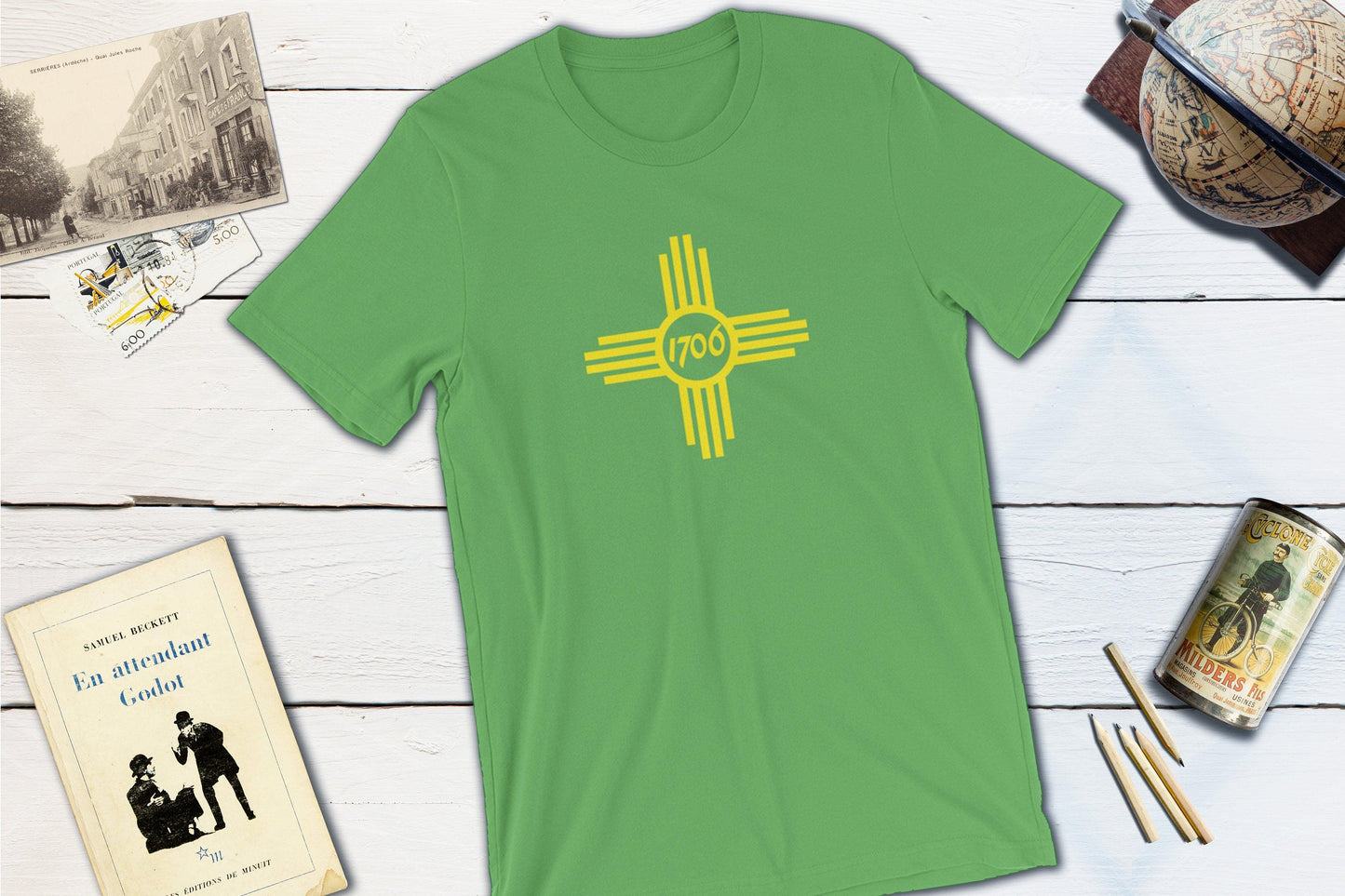 Albuquerque New Mexico City Flag Shirt-Unisex T-shirt-Yesteeyear