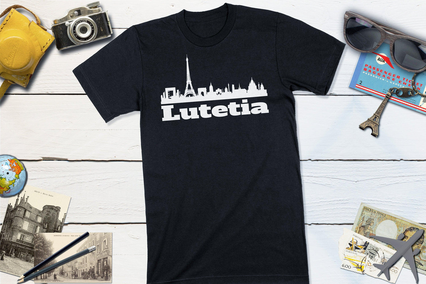 Ancient Roman City Lutetia Shirt-Unisex T-shirt-Yesteeyear