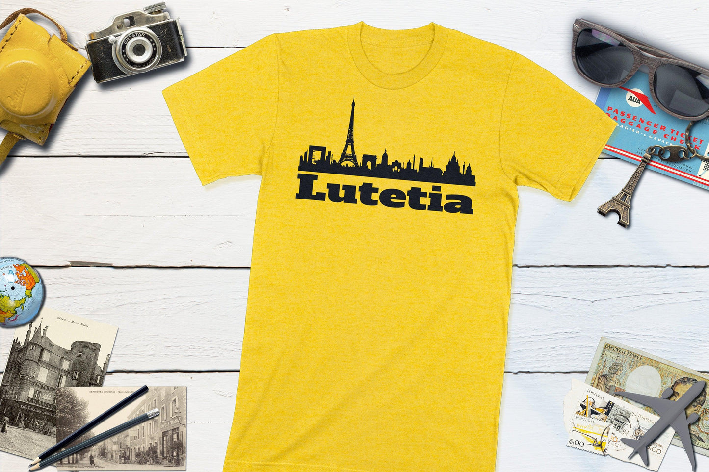 Ancient Roman City Lutetia Shirt-Unisex T-shirt-Yesteeyear