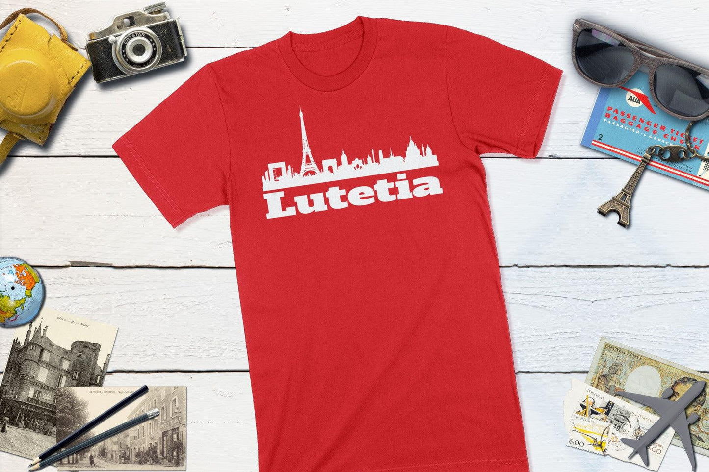 Ancient Roman City Lutetia Shirt-Unisex T-shirt-Yesteeyear
