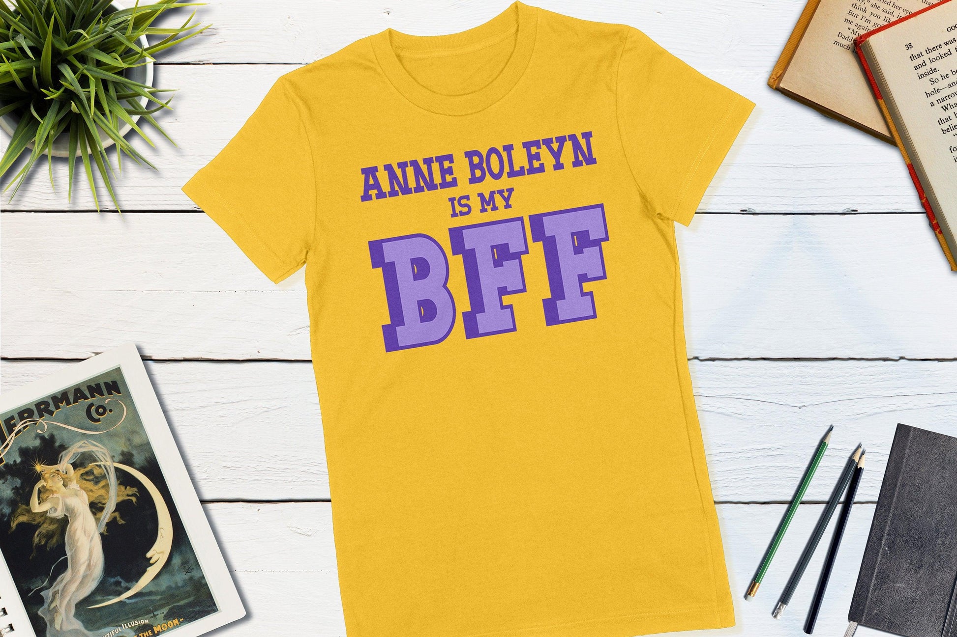 Anne Boleyn is my BFF Women's History Shirt-Women's T-shirt-Yesteeyear