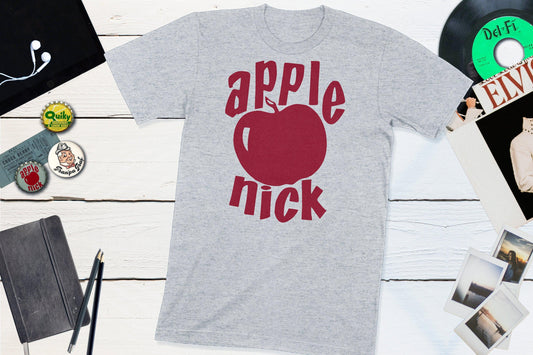 Apple Nick Vintage Soda Bottle Cap-Unisex T-shirt-Yesteeyear
