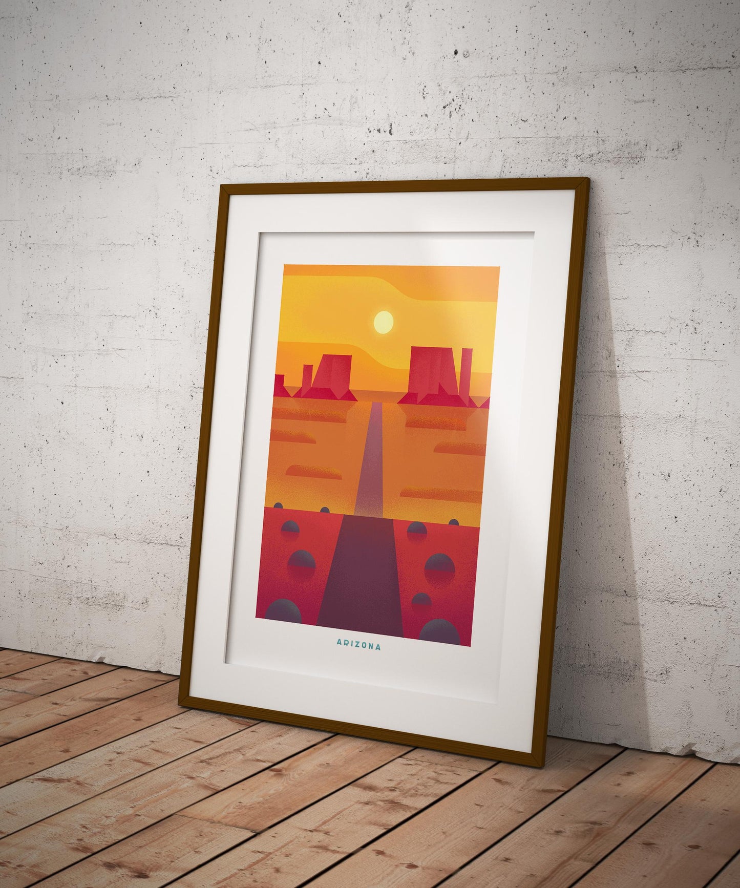 Arizona Travel Poster Print-Poster-Yesteeyear