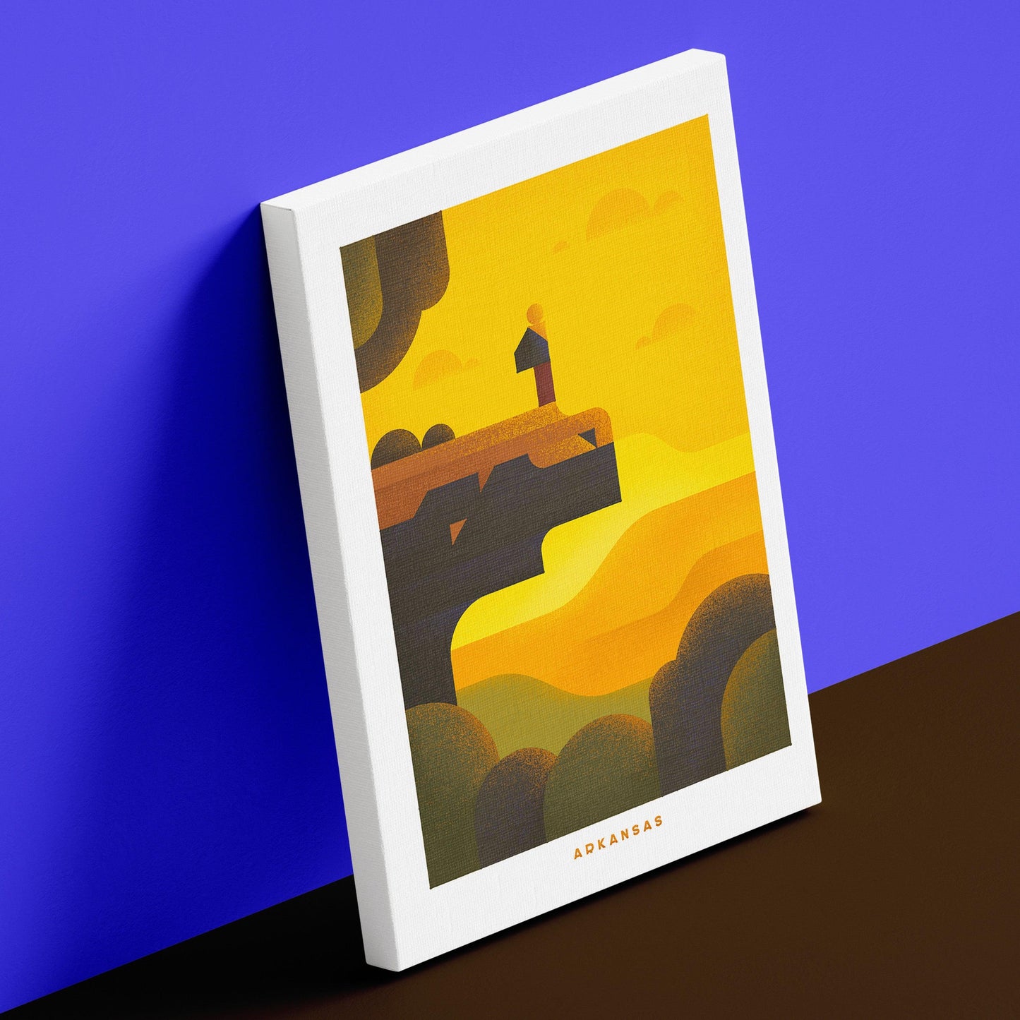 Arkansas Travel Poster Canvas-Canvas-Yesteeyear