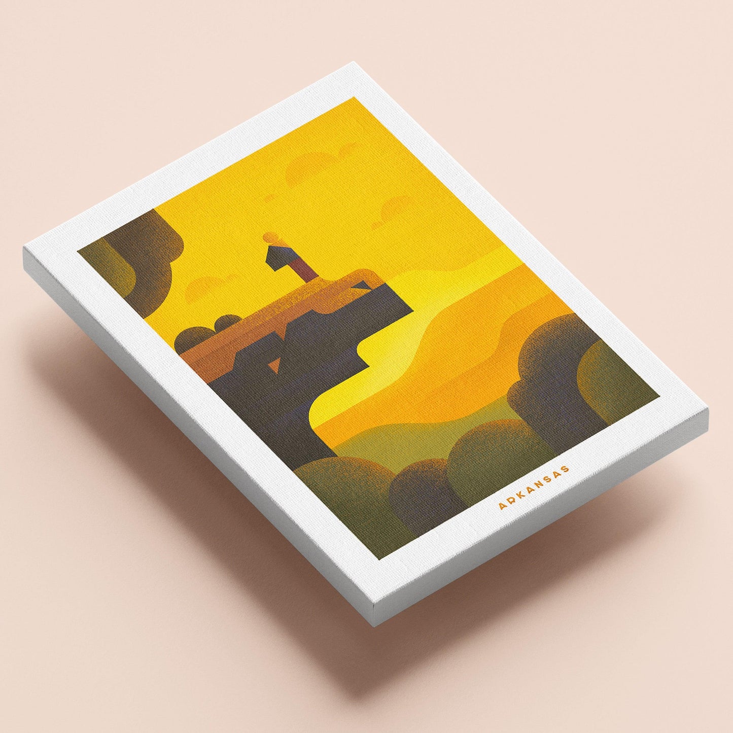 Arkansas Travel Poster Canvas-Canvas-Yesteeyear