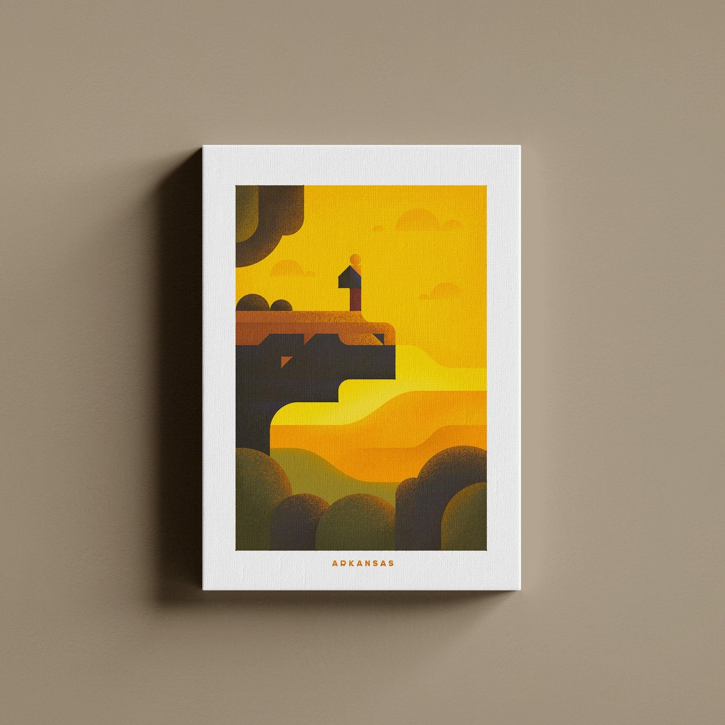 Arkansas Travel Poster Canvas-Canvas-Yesteeyear