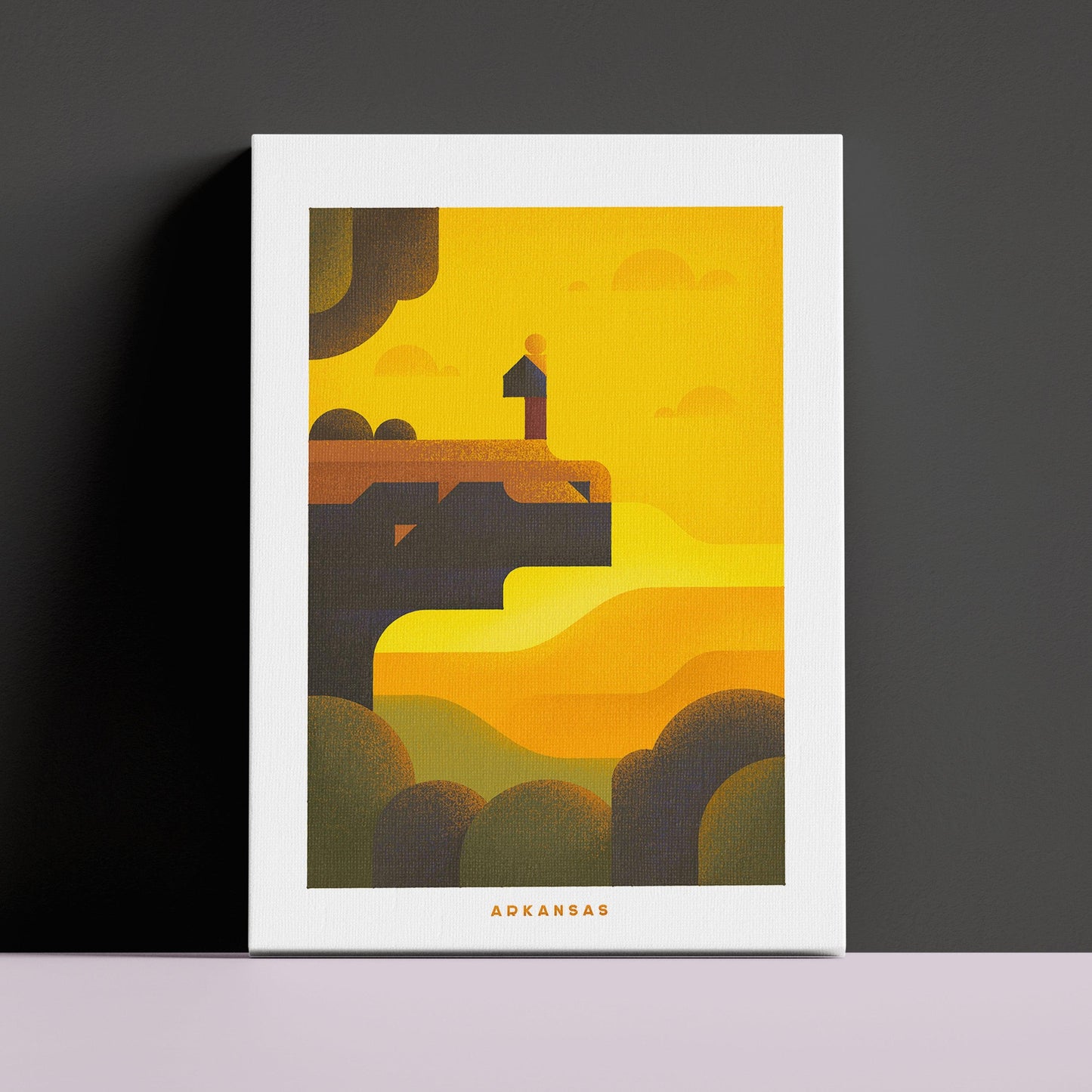 Arkansas Travel Poster Canvas-Canvas-Yesteeyear