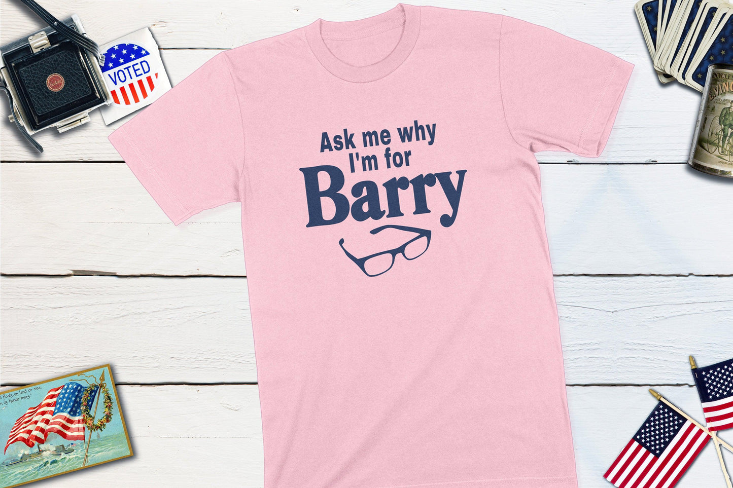 Barry Goldwater Presidential Campaign Button-Unisex T-shirt-Yesteeyear