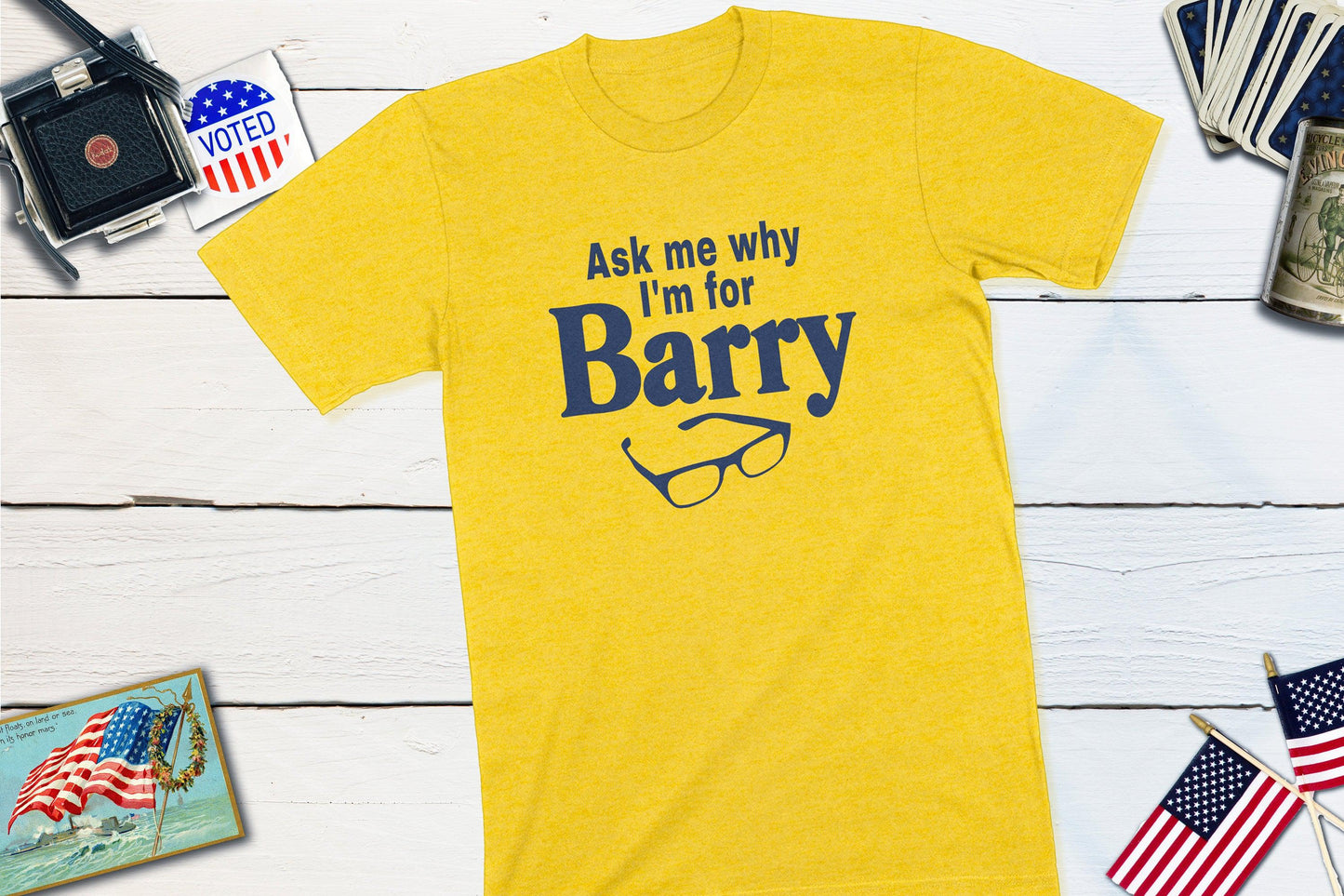 Barry Goldwater Presidential Campaign Button-Unisex T-shirt-Yesteeyear