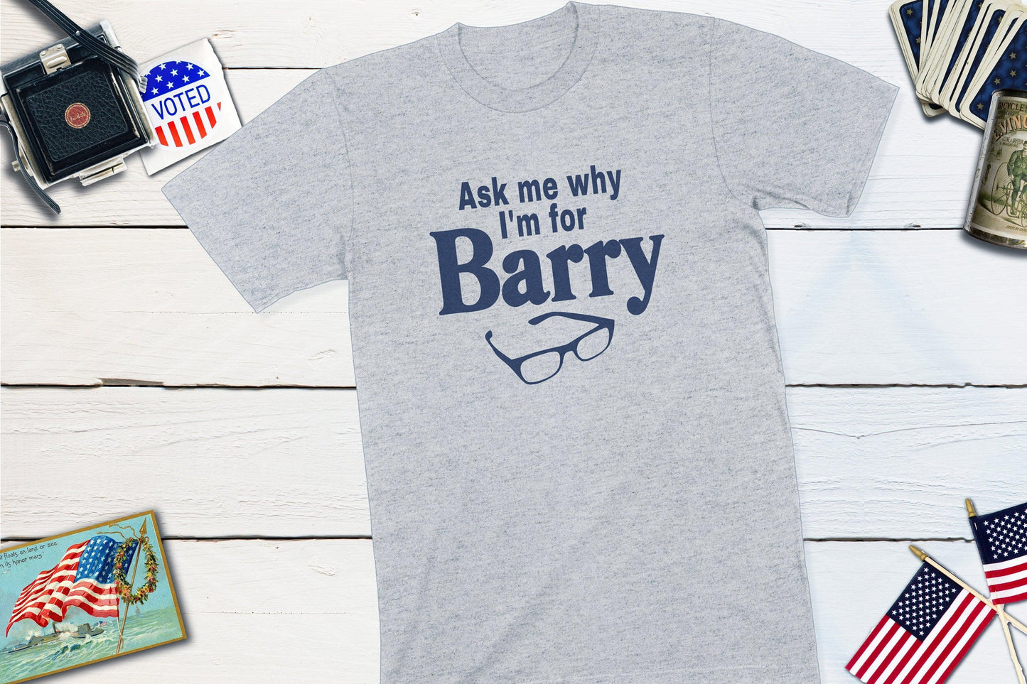 Barry Goldwater Presidential Campaign Button-Unisex T-shirt-Yesteeyear