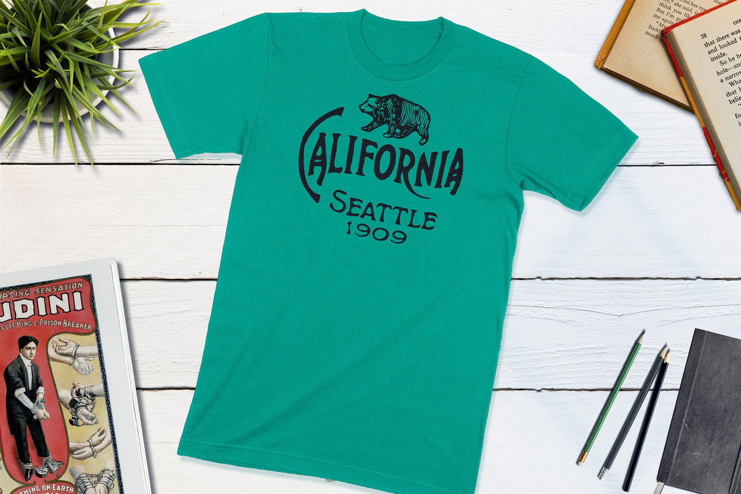California - Alaska–Yukon–Pacific Exposition of 1909 from Seattle Washington Shirt-Unisex T-shirt-Yesteeyear
