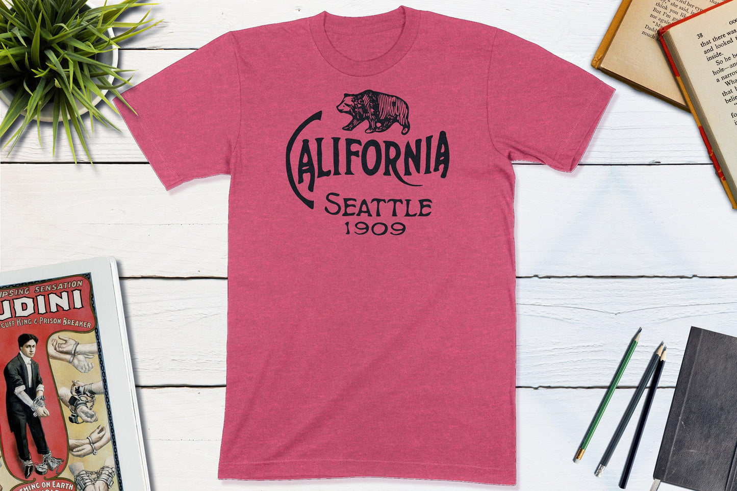 California - Alaska–Yukon–Pacific Exposition of 1909 from Seattle Washington Shirt-Unisex T-shirt-Yesteeyear