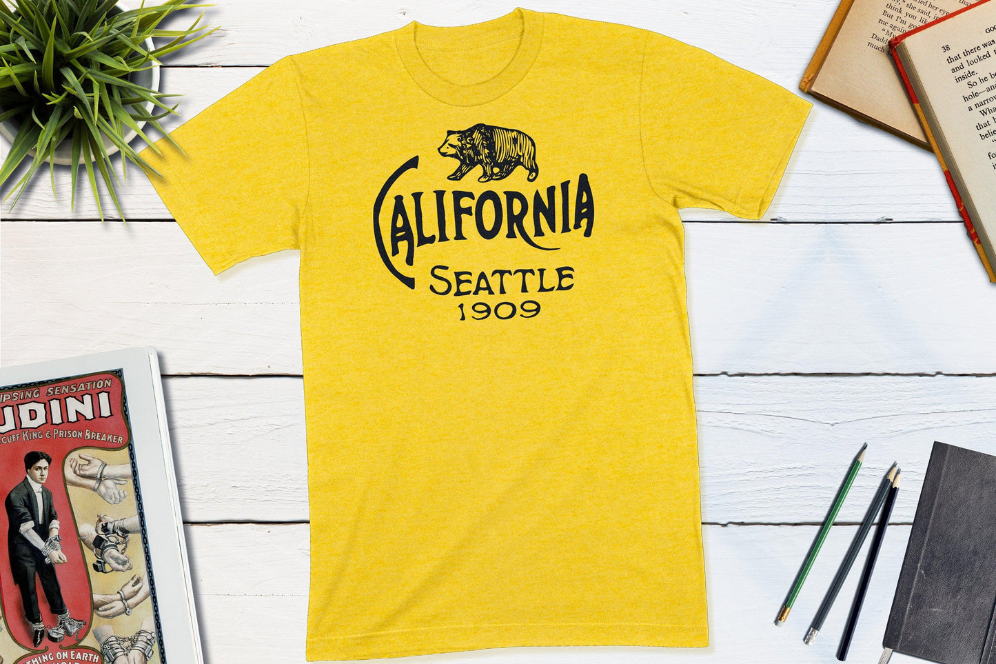 California - Alaska–Yukon–Pacific Exposition of 1909 from Seattle Washington Shirt-Unisex T-shirt-Yesteeyear