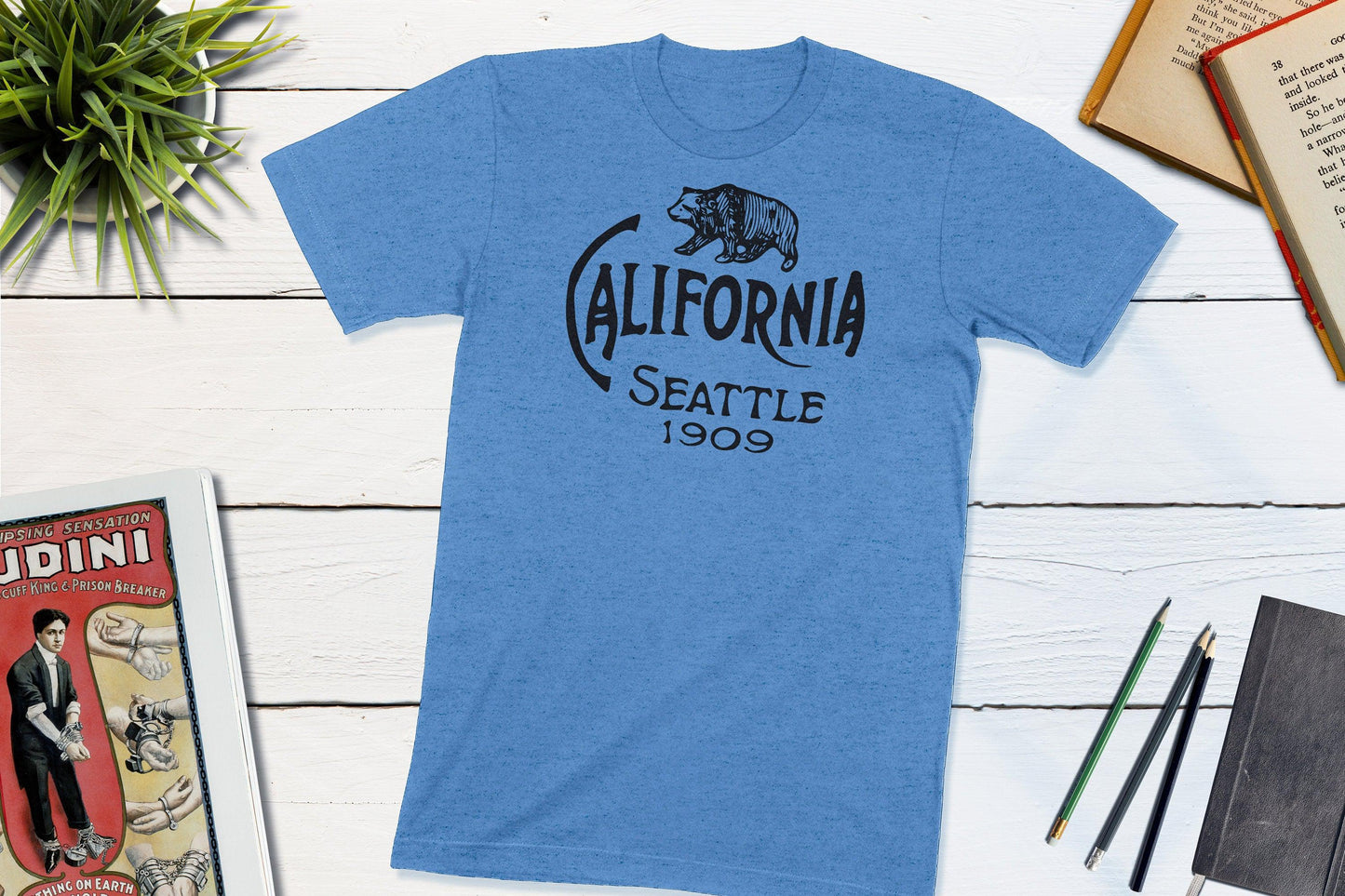 California - Alaska–Yukon–Pacific Exposition of 1909 from Seattle Washington Shirt-Unisex T-shirt-Yesteeyear