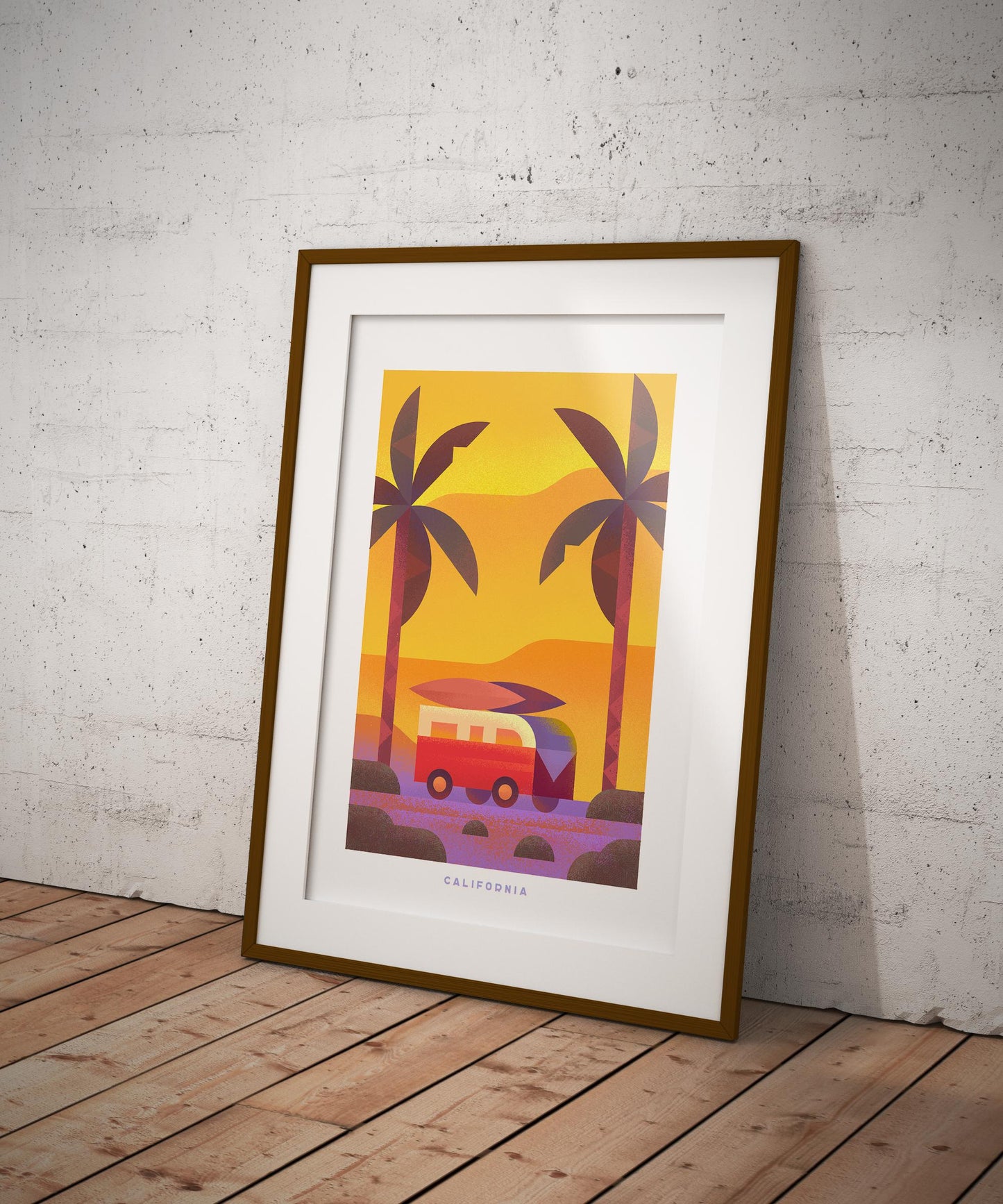 California Travel Poster Print-Poster-Yesteeyear