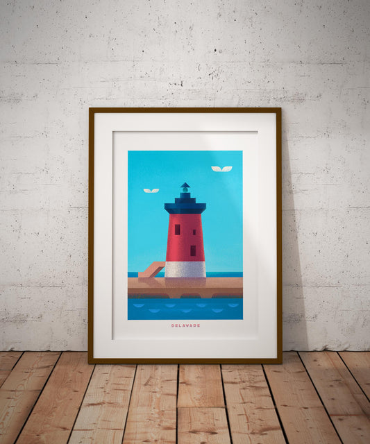 Delaware Travel Poster Print-Poster-Yesteeyear