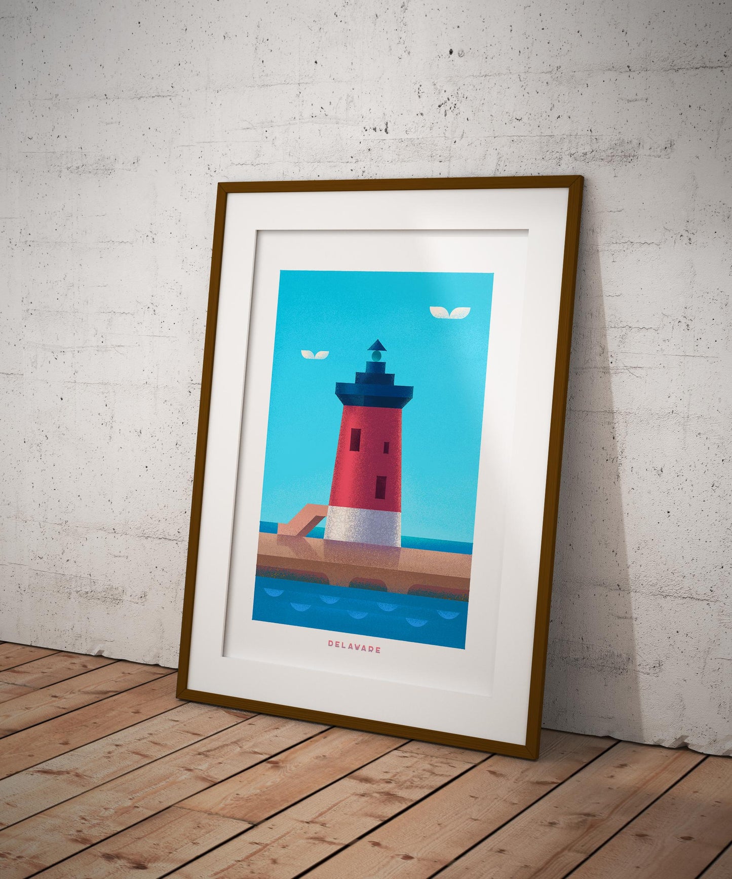 Delaware Travel Poster Print-Poster-Yesteeyear