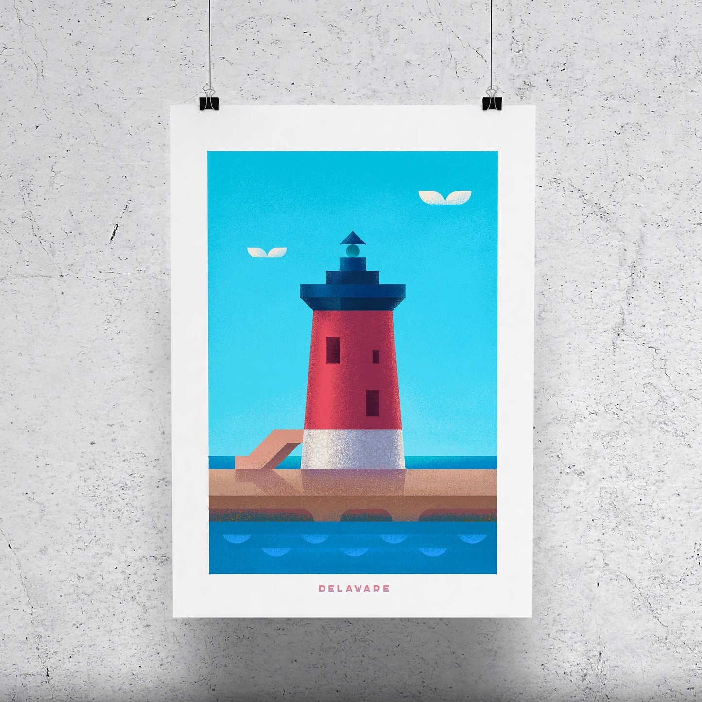 Delaware Travel Poster Print-Poster-Yesteeyear