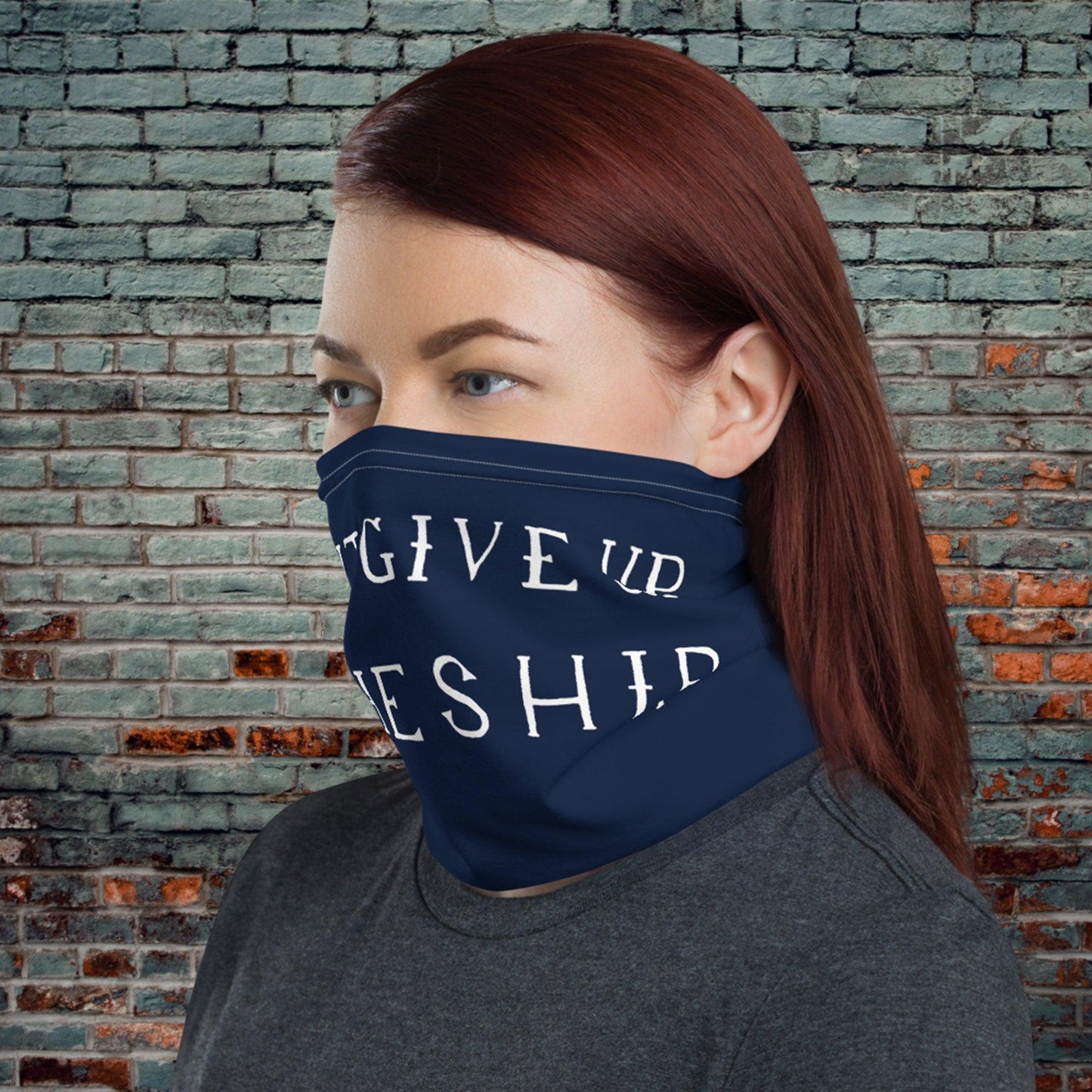 Don't Give Up The Ship Battle Flag Neck Gaiter-Neck Gaiter-Yesteeyear