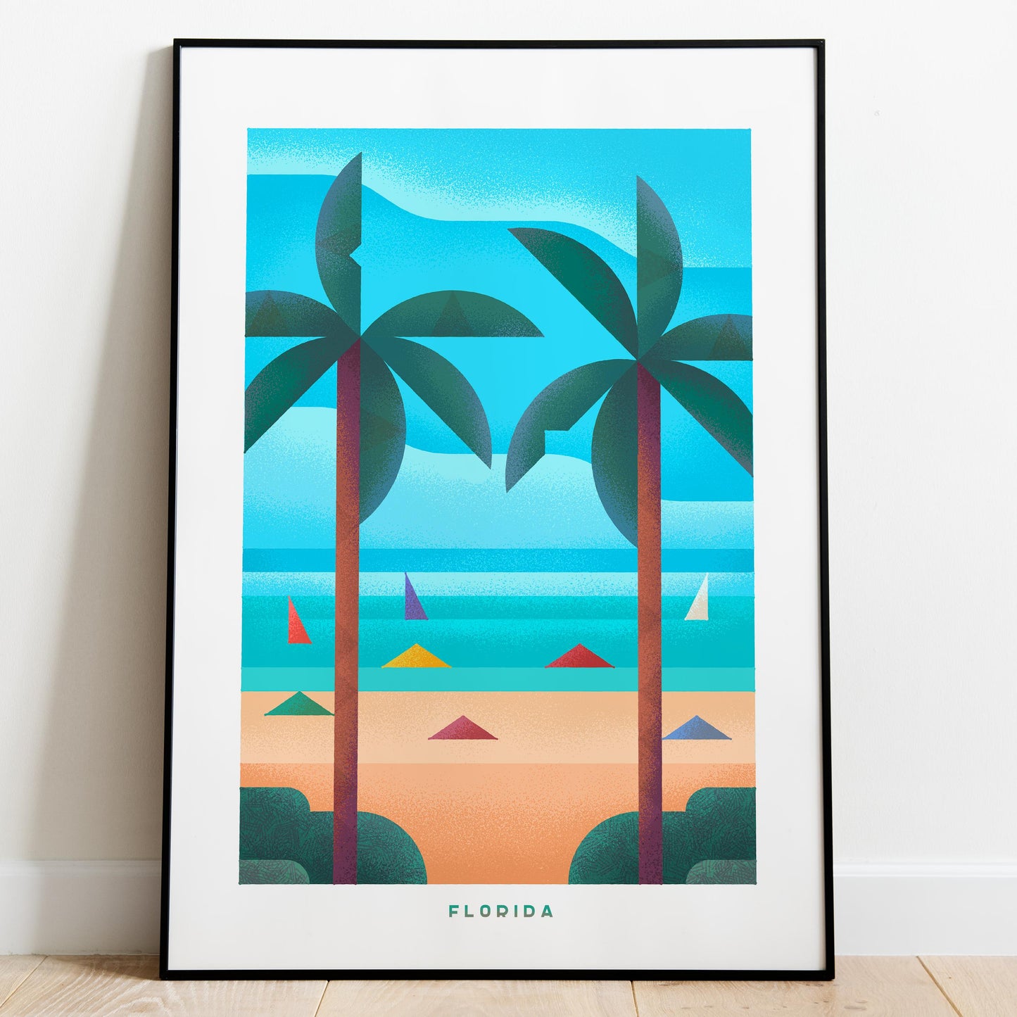 Florida Travel Poster Print-Poster-Yesteeyear