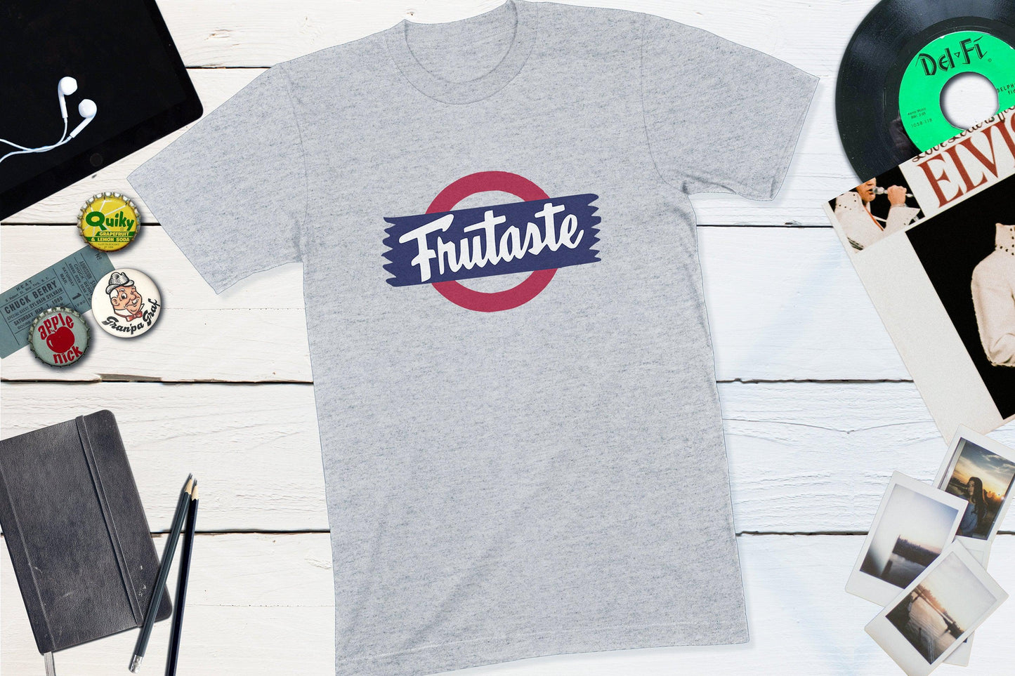 Frutaste Vintage Soda Pop Bottle Cap-Unisex T-shirt-Yesteeyear