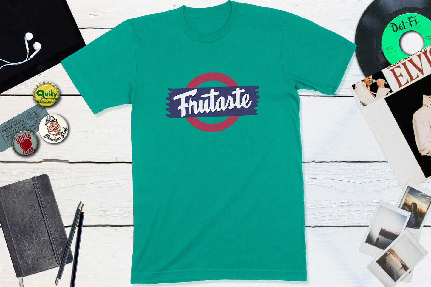 Frutaste Vintage Soda Pop Bottle Cap-Unisex T-shirt-Yesteeyear