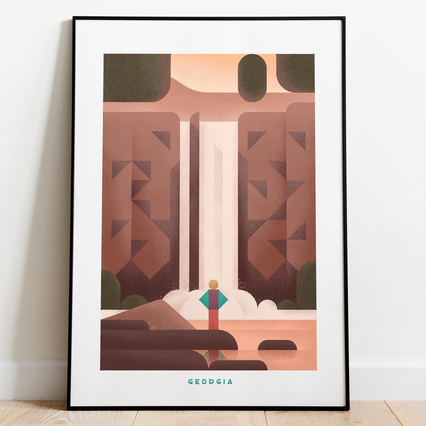 Georgia Travel Poster Print-Poster-Yesteeyear