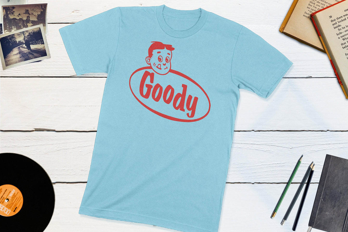 Goody Strawberry Soda Pop Vintage Bottle Cap Shirt-Unisex T-shirt-Yesteeyear