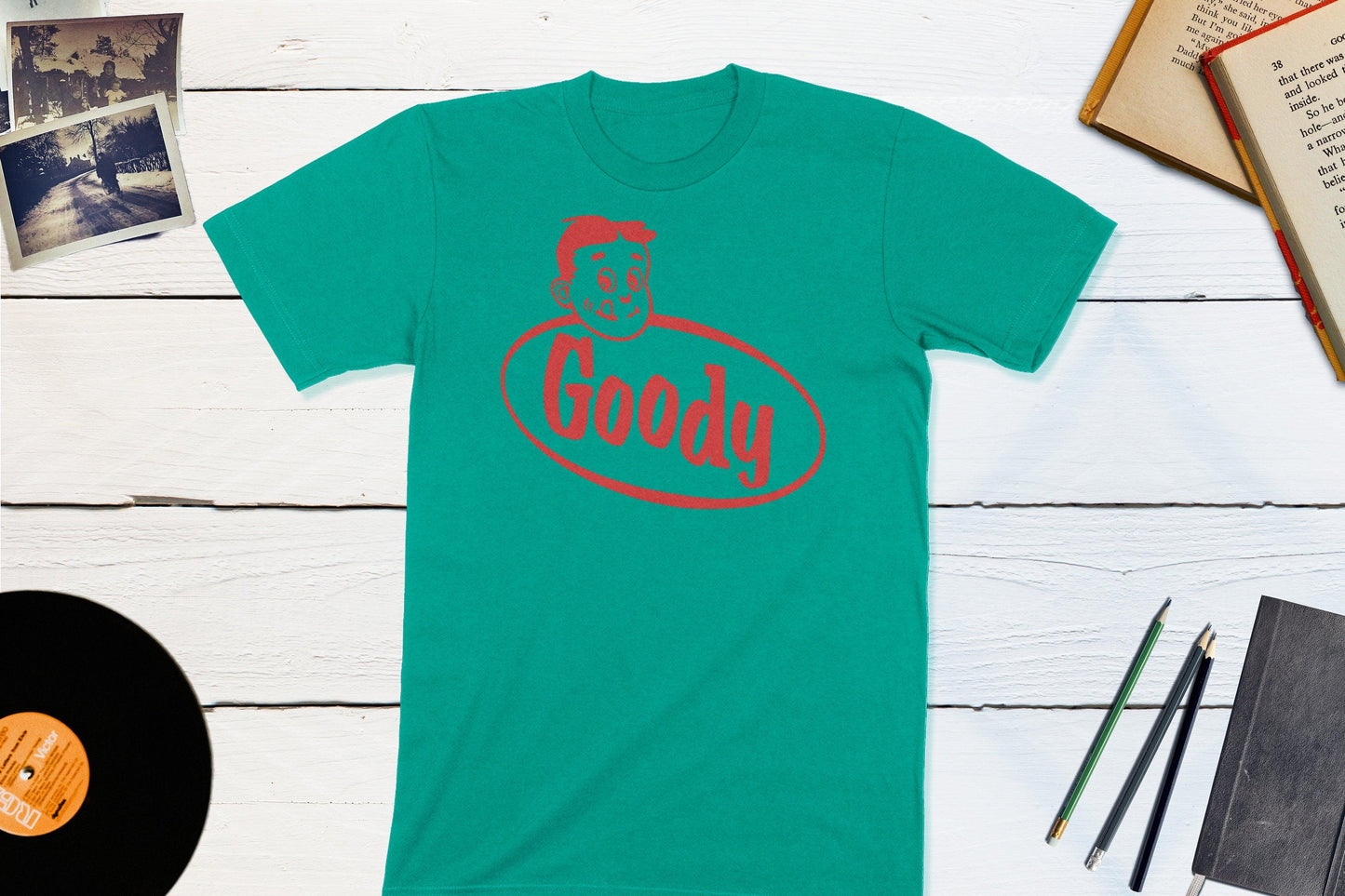 Goody Strawberry Soda Pop Vintage Bottle Cap Shirt-Unisex T-shirt-Yesteeyear