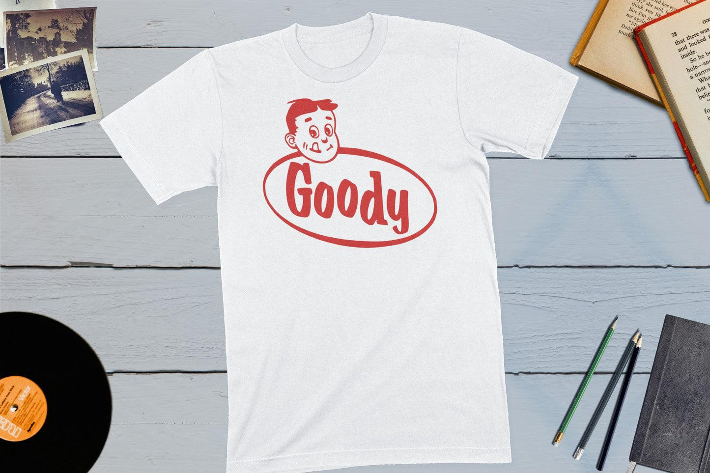 Goody Strawberry Soda Pop Vintage Bottle Cap Shirt-Unisex T-shirt-Yesteeyear