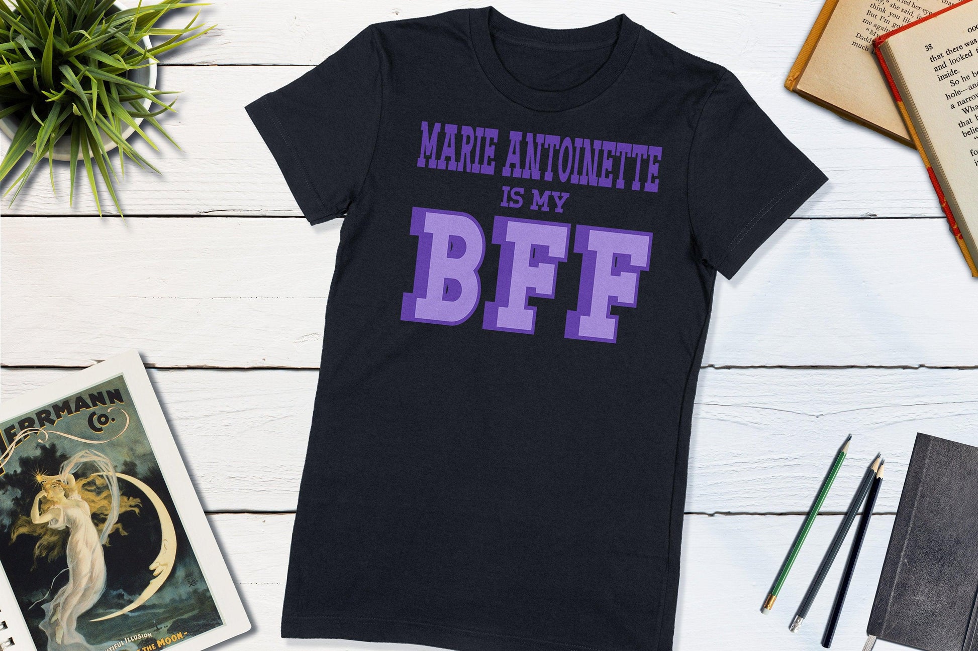 Great Women of History - Marie Antoinette is my BFF-Women's T-shirt-Yesteeyear