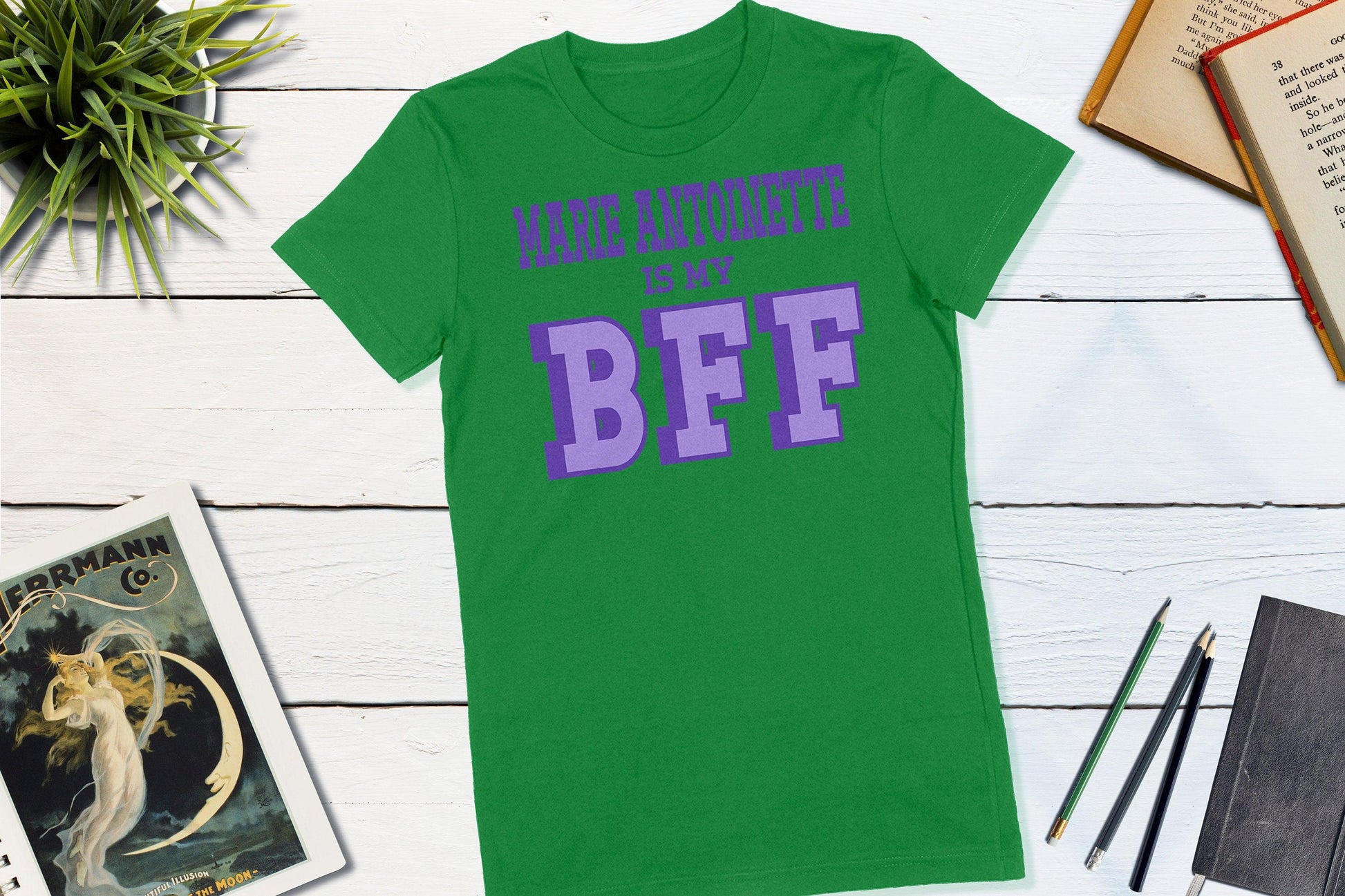 Great Women of History - Marie Antoinette is my BFF-Women's T-shirt-Yesteeyear