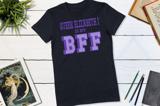 Great Women of History - Queen Elizabeth I-Women's T-shirt-Yesteeyear