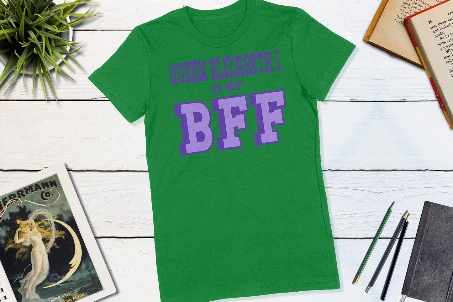 Great Women of History - Queen Elizabeth I-Women's T-shirt-Yesteeyear
