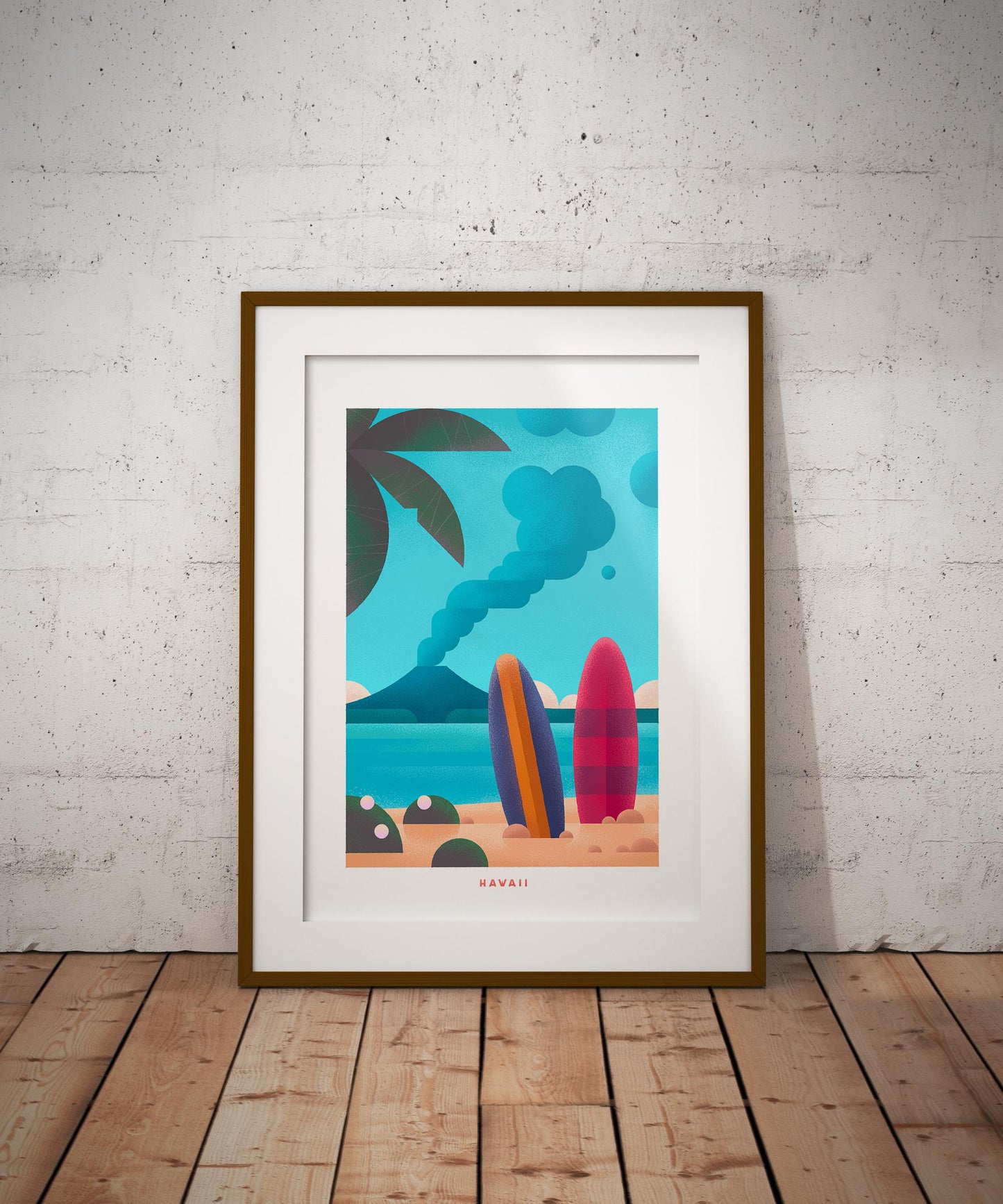 Hawaii Travel Poster Print-Poster-Yesteeyear