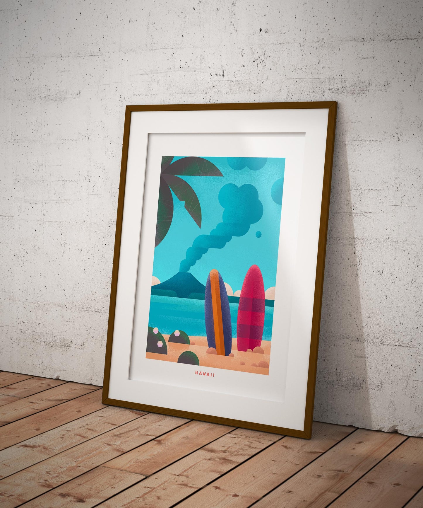 Hawaii Travel Poster Print-Poster-Yesteeyear