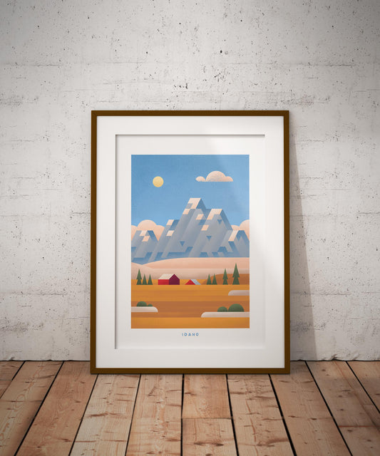 Idaho Travel Poster Print-Poster-Yesteeyear
