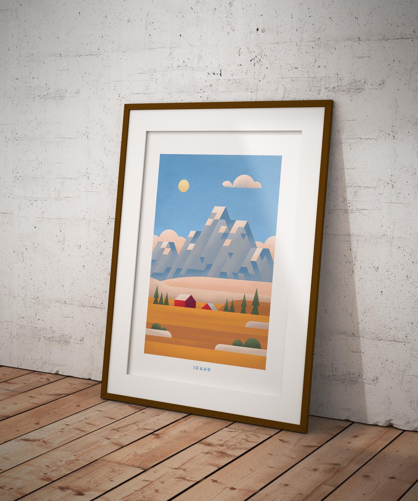 Idaho Travel Poster Print-Poster-Yesteeyear