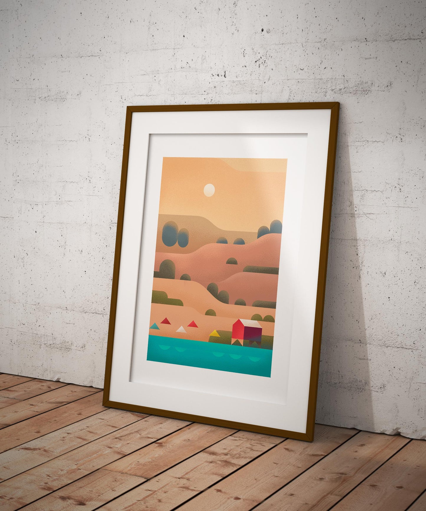 Indiana Travel Poster Print-Poster-Yesteeyear