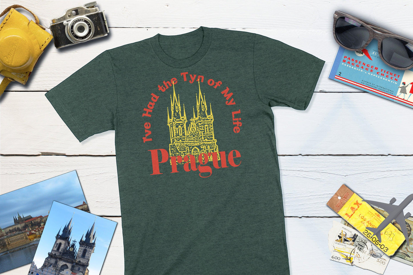 I've Had The Tyn of My Life Prague Czech Shirt-Unisex T-shirt-Yesteeyear