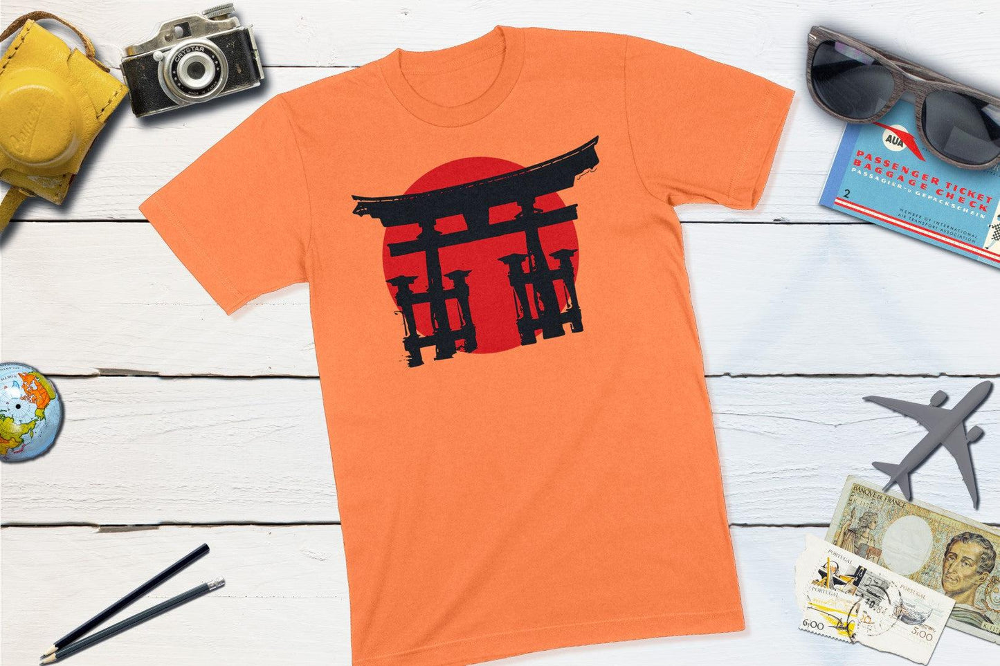 Japanese Historic Shinto Shrine Shirt-Unisex T-shirt-Yesteeyear